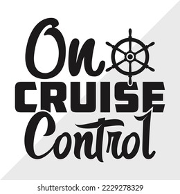 Ilustración de vectores imprimibles SVG de crucero