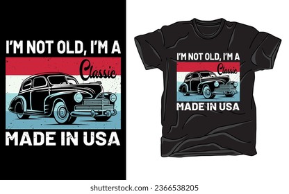 Cruise in style with our vintage car-themed T-shirt. Featuring classic car designs and retro vibes, it's the perfect choice for automobile enthusiasts. Show your love for timeless automotive charm