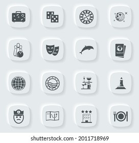 Cruise symbol for web icons
