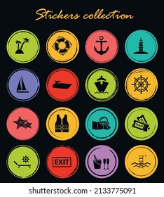 Cruise symbol for web icons