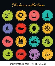 Cruise symbol for web icons