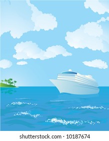 Cruise. Vector.