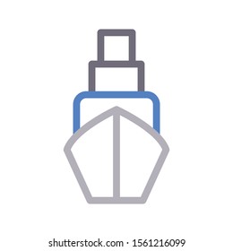 cruise vector colour flat icon 