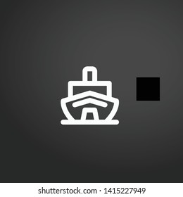 Cruise vector icon. Cruise concept stroke symbol design. Thin graphic elements vector illustration, outline pattern for your web site design, logo, UI. EPS 10.