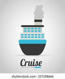 cruise, vector illustration eps10 graphic 
