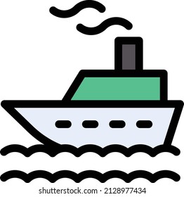 cruise Vector illustration on a transparent background. Premium quality symbols. Glyphs  vector icon for concept and graphic design.