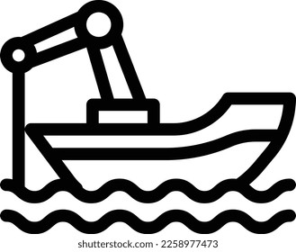 cruise Vector illustration on a transparent background. Premium quality symmbols. Thin line vector icons for concept and graphic design.