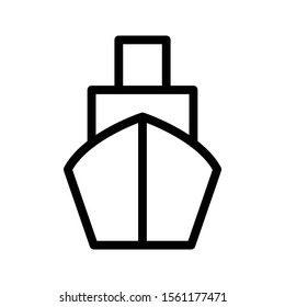 cruise vector thin line icon 