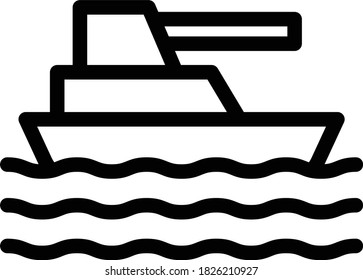 cruise vector thin line icon 
