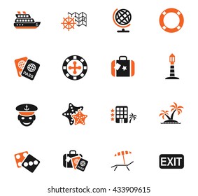 cruise web icons for user interface design