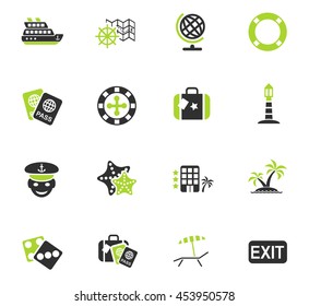 cruise web icons for user interface design