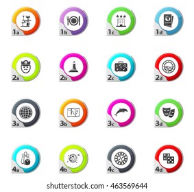 Cruise web icons for user interface design