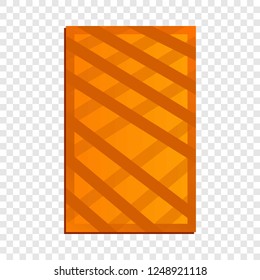 Crumb biscuit icon. Cartoon of crumb biscuit vector icon for web design  