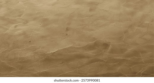 Crumpled brown kraft paper texture background with realistic details perfect for retro designs eco-friendly templates digital overlays and creative artistic projects