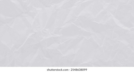 Crumpled ecru craft package paper texture. Abstract cream texture old paper background.