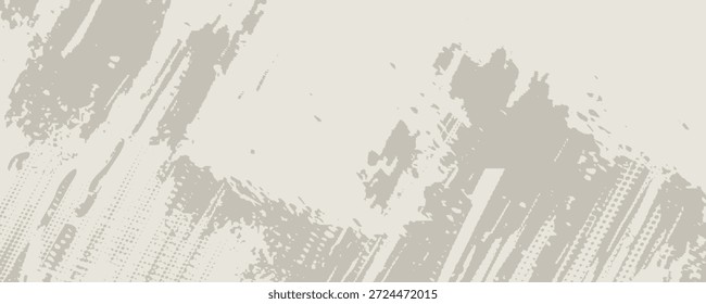 Gestrichene Textur aus Papier für Ecru-Boote. Abstrakte Creme Textur alten Papierhintergrund. Beige alte Pappkulisse. Vektorgrafik von Grunge-Vintage-Notenblatt oder -paket.