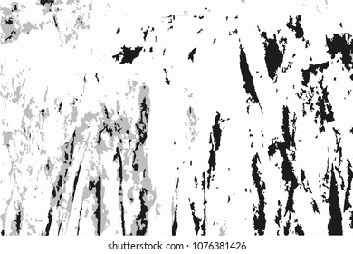 Crumpled fabric dot and grain background. Black and white vector texture template for overlay artwork