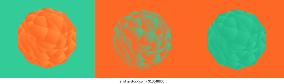 crumpled paper ball icon /background