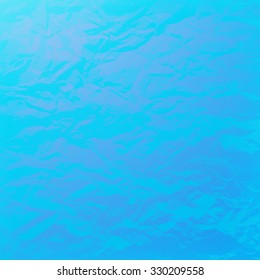Crumpled paper blue,background vignette