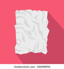 Crumpled paper icon