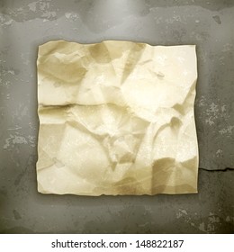 Vector de estilo antiguo de papel en bruto