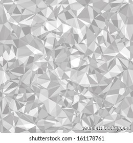 Crumpled paper. Seamless background. Vector EPS 10