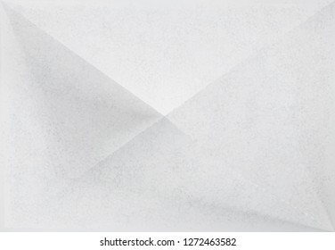 crumpled paper with stains and streaks spoiled by water and time. Vector illustration.