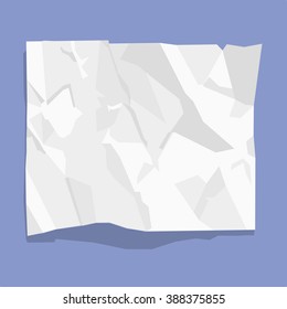 Crumpled Paper For Text Letter Message Note