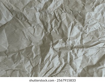 Crumpled Paper texture background. crinkle craft crushed old paper rough crumpled vintage empty cardboard sheet texture background.