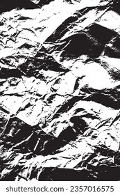 Crumpled paper texture for background. Grunge vintage design element