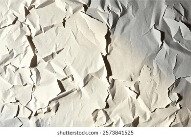 crumpled paper texture background of vector