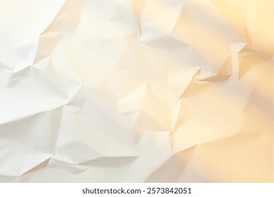 crumpled paper texture background of vector