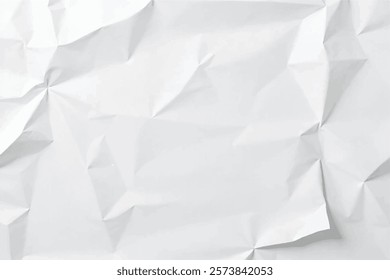 crumpled paper texture background of vector