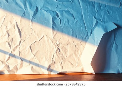 crumpled paper texture background of vector