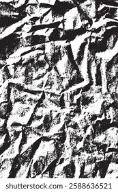 Crumpled paper texture in vector format. Allows you to get a clean look in your work in grunge style