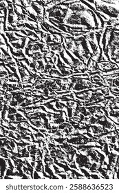 Crumpled paper texture in vector format. Allows you to get a clean look in your work in grunge style