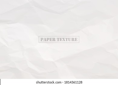 Crumpled paper texture vector illustration