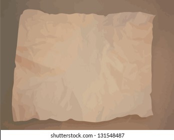 crumpled piece of paper