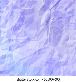 Crumpled purple paper