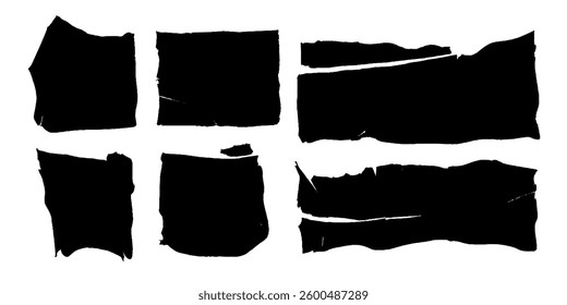 Crumpled and torn pieces of paper lie on an aged wooden table, reminiscent of forgotten notes and unfinished thoughts. The textures and shapes reveal a history waiting to be pieced together.