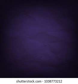 Crumpled Violet Poster With Gradient Mesh, Vector Illustration