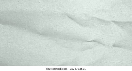 Crumpled white paper with soft shadows and creases, creating a pure, simple look for clean beauty or minimalist design