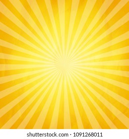 gezwirnter gelber Sonnenbrust, Hintergrund mit Farbverlauf-Mesh, Vektorgrafik