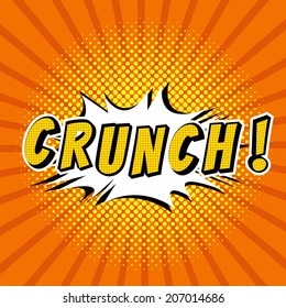 Crunch! - Comic Speech Bubbles vector