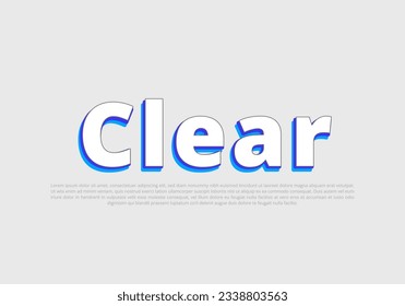 Crunchy text effect template with 3d bold style use for logo Pro Vector