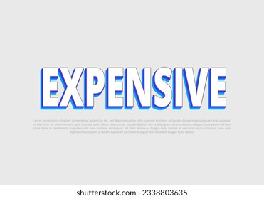 Crunchy text effect template with 3d bold style use for logo Pro Vector
