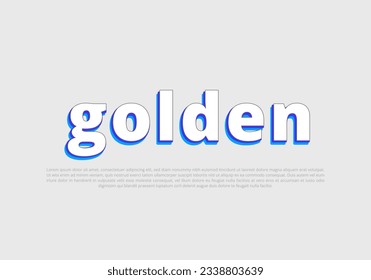 Crunchy text effect template with 3d bold style use for logo Pro Vector
