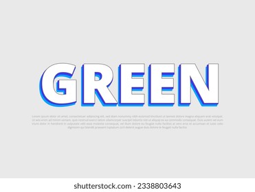 Crunchy text effect template with 3d bold style use for logo Pro Vector