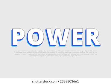 Crunchy text effect template with 3d bold style use for logo Pro Vector