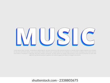 Crunchy text effect template with 3d bold style use for logo Pro Vector